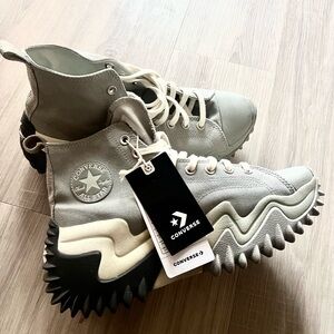 NWT Converse Run Star Motion Hi Gray 172892C Unisex - M10 W11.5 No Box